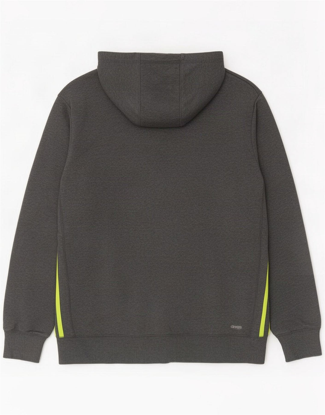 Suéter con capucha y cremallera Adidas para hombre gris grande