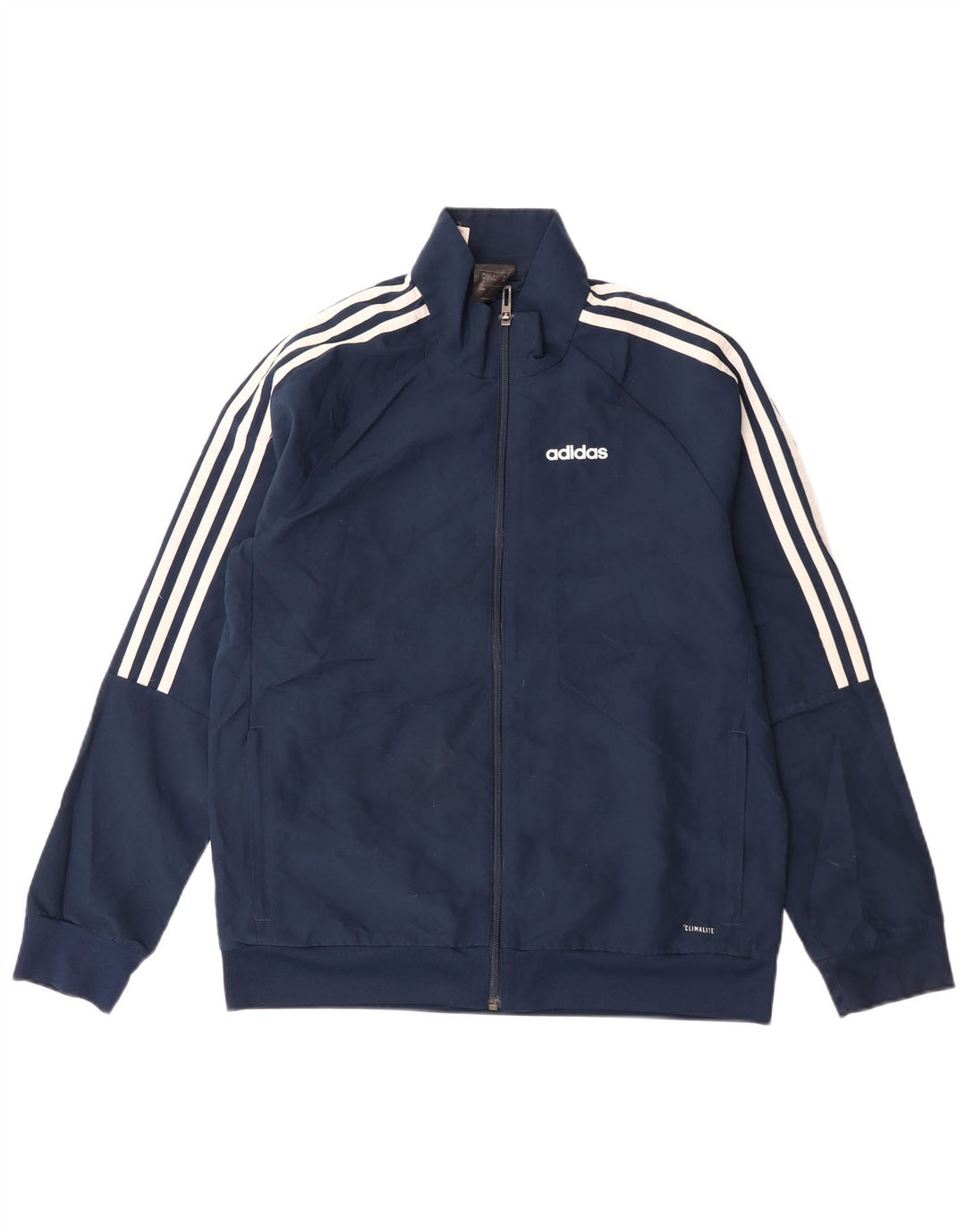 Adidas Chicos Climalite Chándal Top Chaqueta 13-14 Años Azul Marino Poliéster