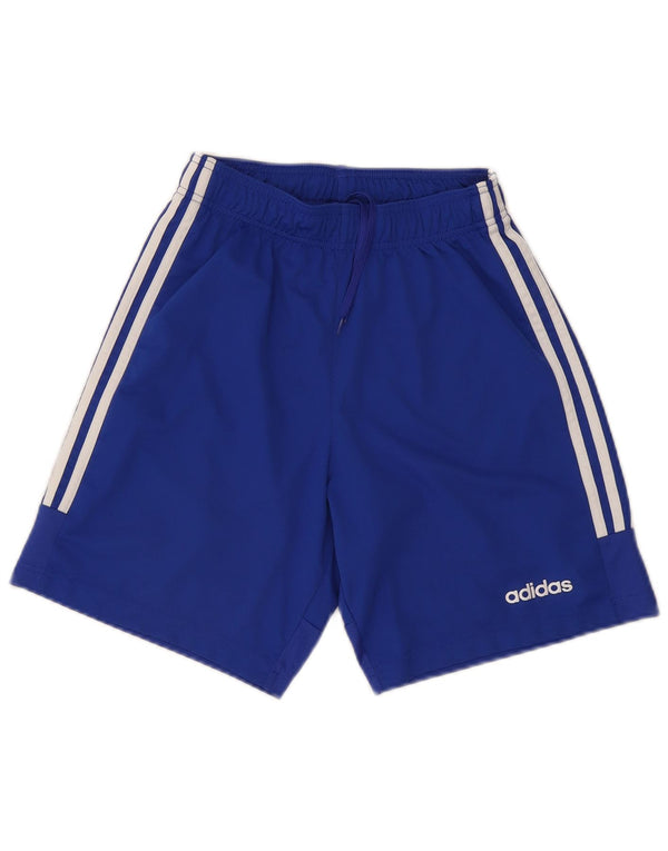 Adidas Mens Climalite Sport Shorts Pequeño Azul Poliéster