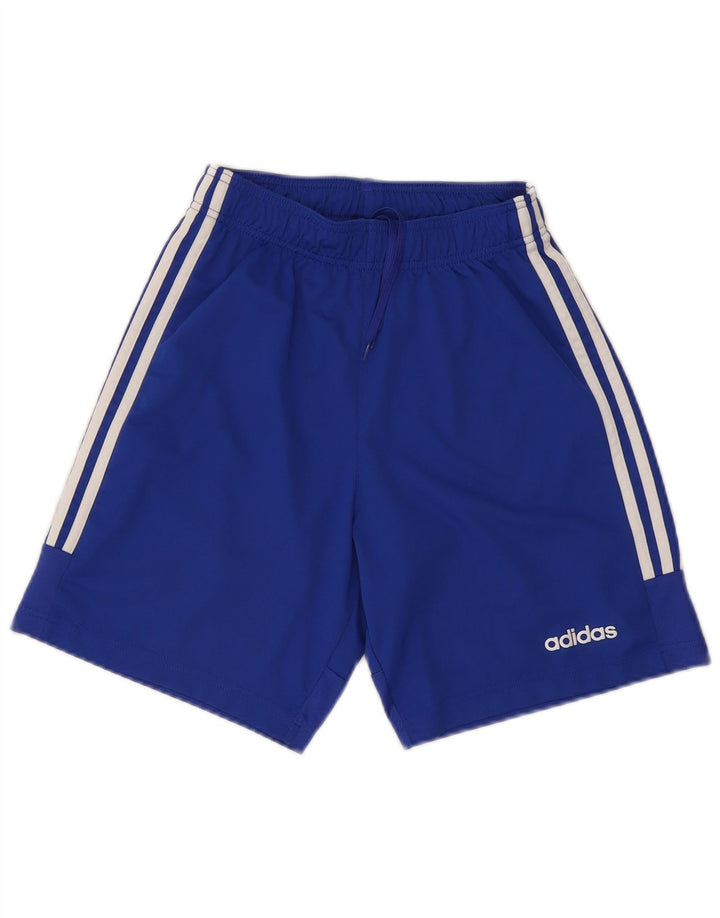 Adidas Mens Climalite Sport Shorts Pequeño Azul Poliéster