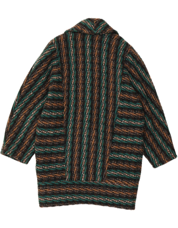 REGINA SCHRECKER Abrigo cruzado para mujer IT 42 Medium Multicolor