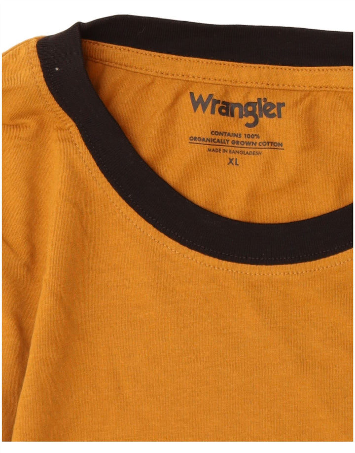 WRANGLER Camiseta Hombre Top XL Algodón Marrón