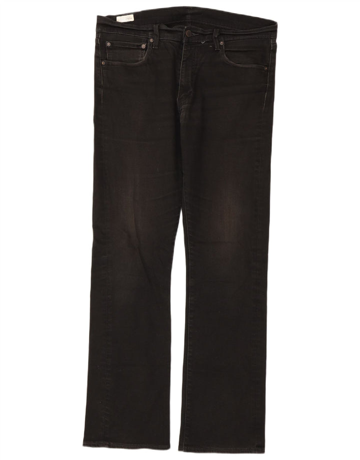 Levi's Jeans Bootcut para hombre W36 L34 Algodón negro