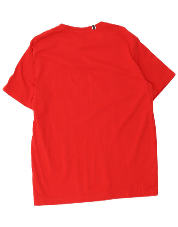 Replay Mens Graphic T-Shirt Top XL Red Cotton