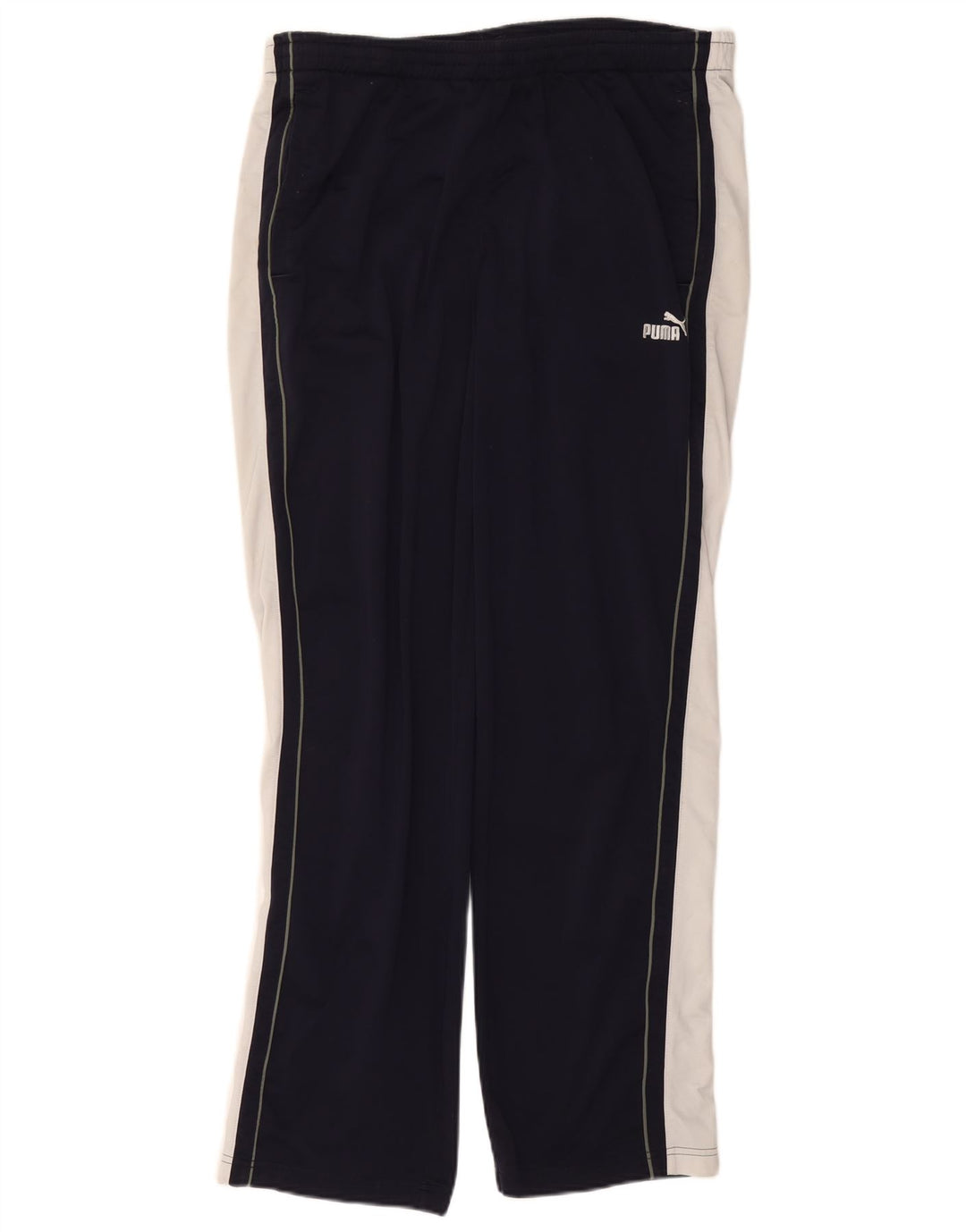 PUMA Pantalones de chándal para hombre XL Azul marino Colorblock