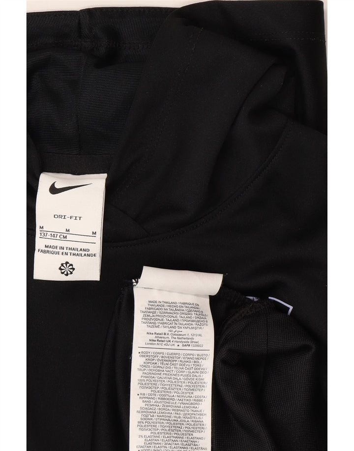Nike Cristiano Ronaldo - Sudadera con capucha para niño, talla mediana, color negro, 10-11 años