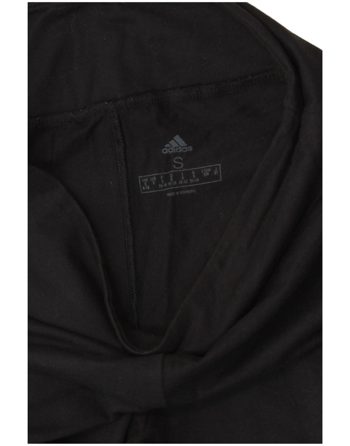 Adidas Leggings gráficos para mujer Reino Unido 8/10 Pequeño Poliéster negro
