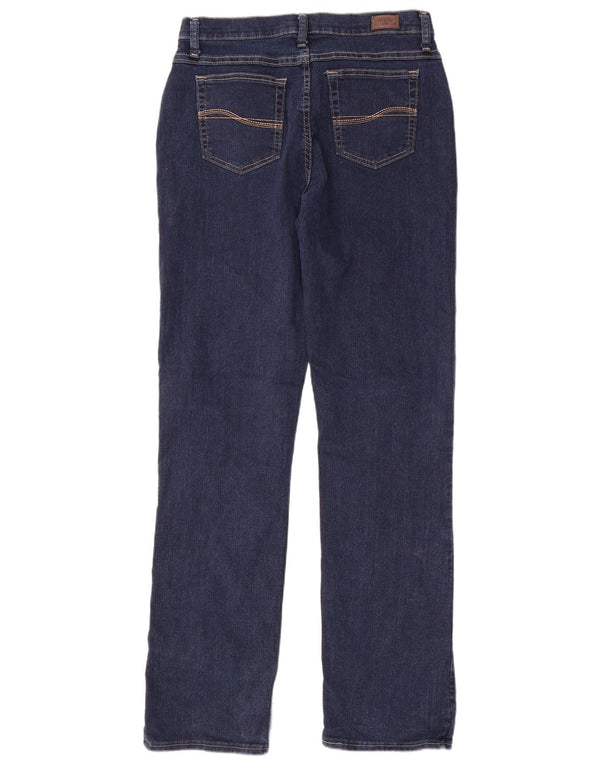 Lee Jeans rectos para mujer US 12 grande W32 L35 azul marino algodón