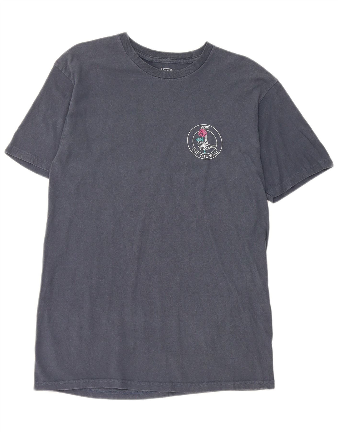 Vans Hombre Camiseta Gráfica Top Medium Azul Marino