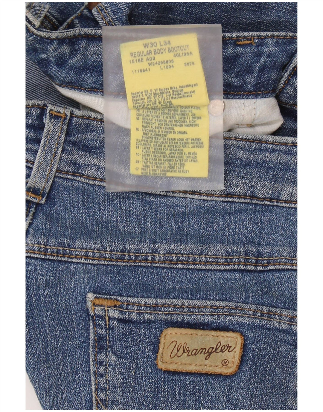 Vaqueros Bootcut para mujer WRANGLER W30 L30 Algodón azul