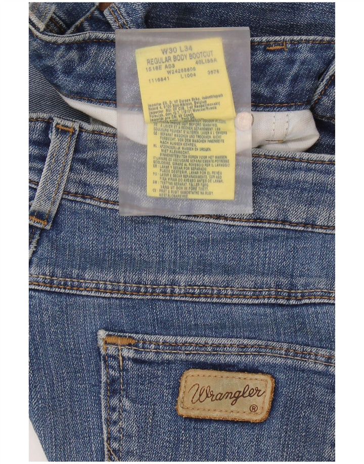 Vaqueros Bootcut para mujer WRANGLER W30 L30 Algodón azul