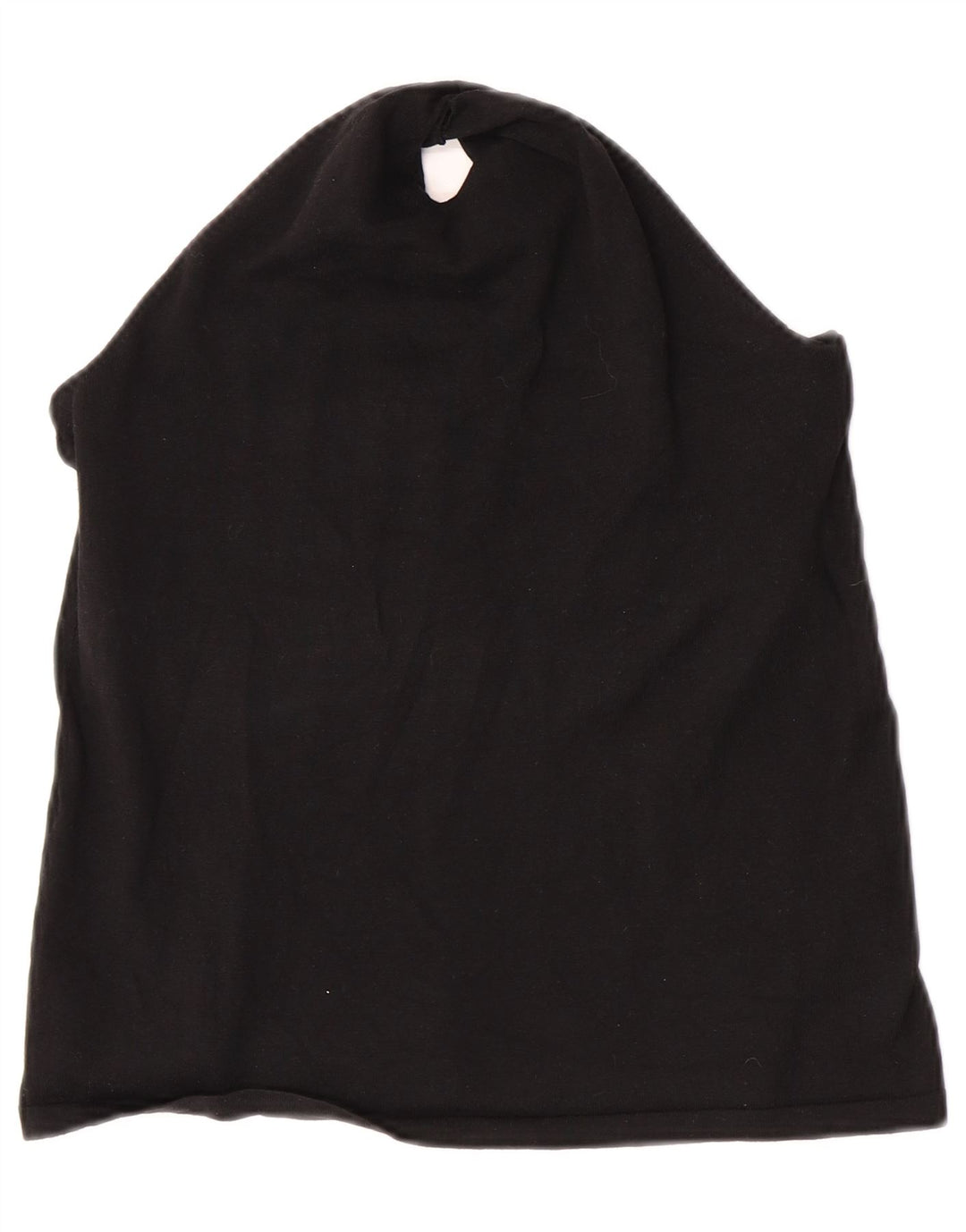 Chaps Mujer Crop Halter Top UK 40 Grande Seda Negra