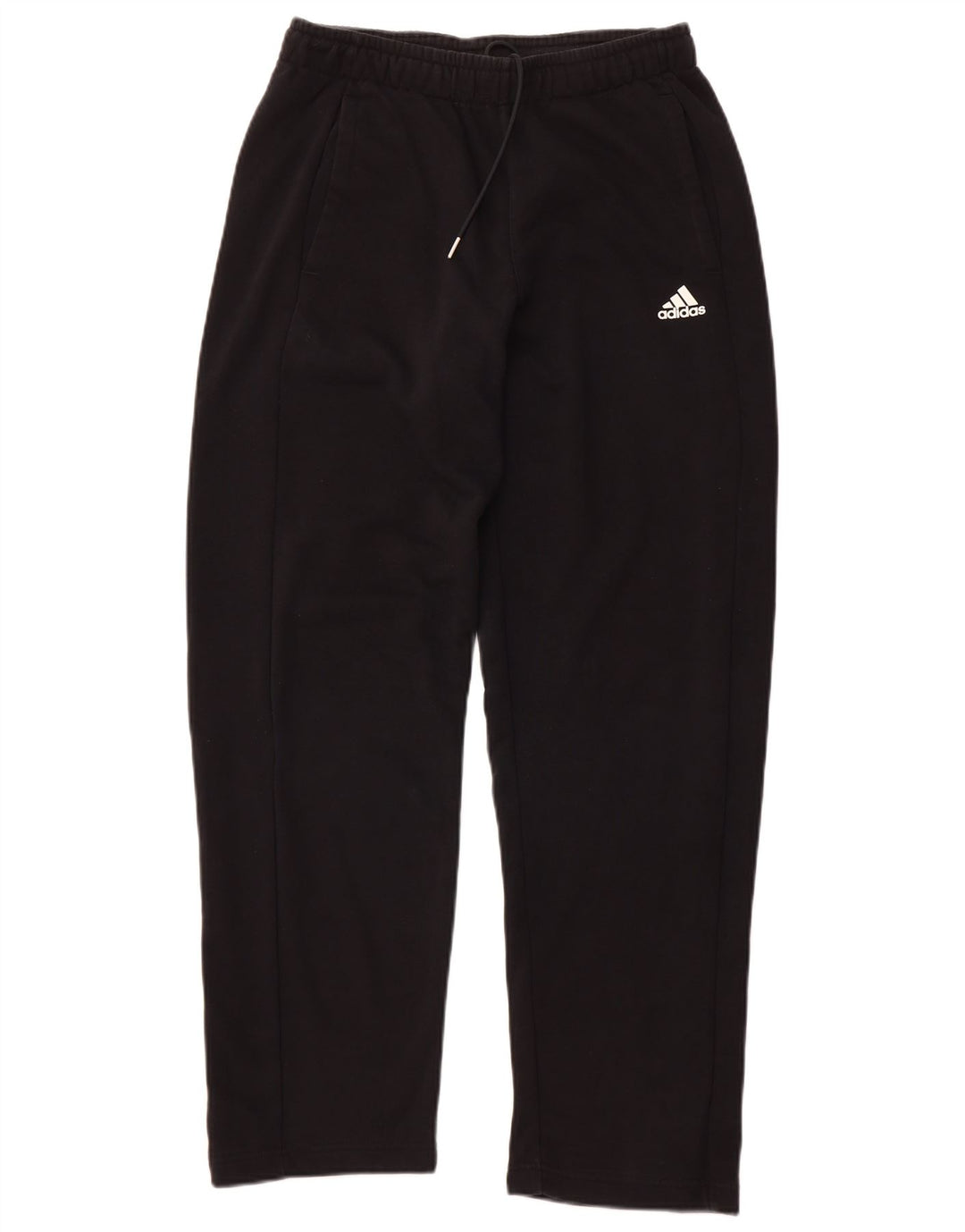 ADIDAS Hombre Climalite Chándal Pantalones Medianos Algodón Negro
