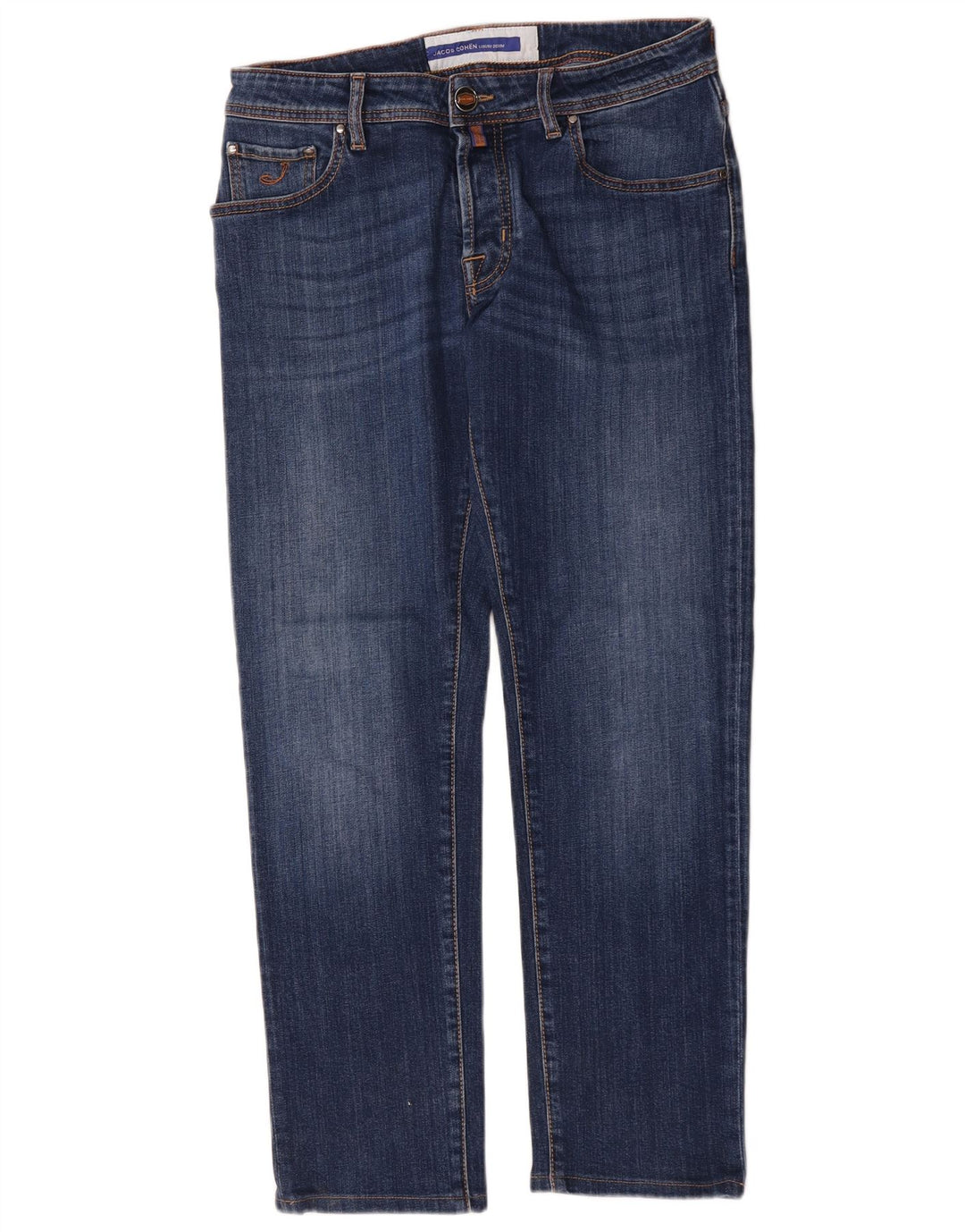 Jacob Cohen Vaqueros ajustados para hombre W32 L30 Azul