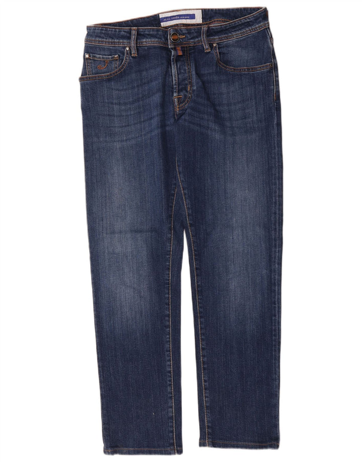 Jacob Cohen Vaqueros ajustados para hombre W32 L30 Azul