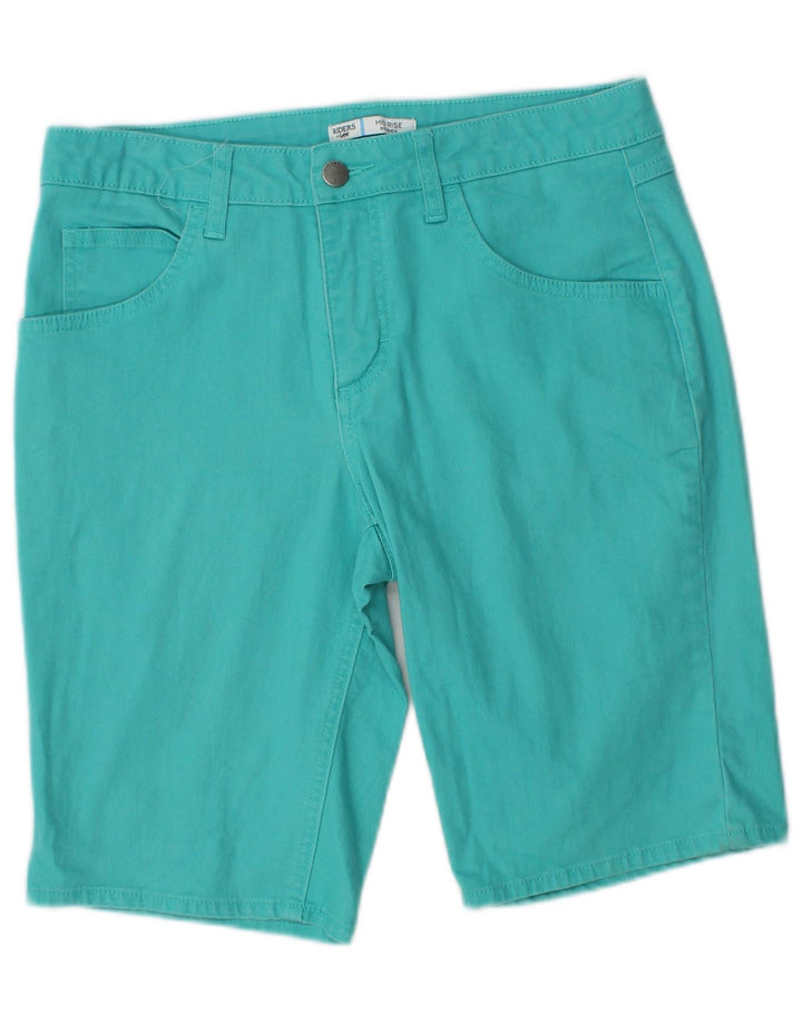 LEE Bermudas Riders Mid Rise para mujer US 6 Medium W28 Turquesa
