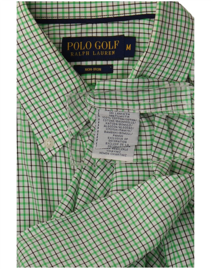 Camisa Polo Ralph Lauren Hombre Algodón A Cuadros Verde Medio