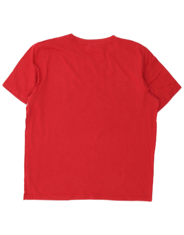 Camiseta estampada para hombre Bear Top XL Algodón rojo