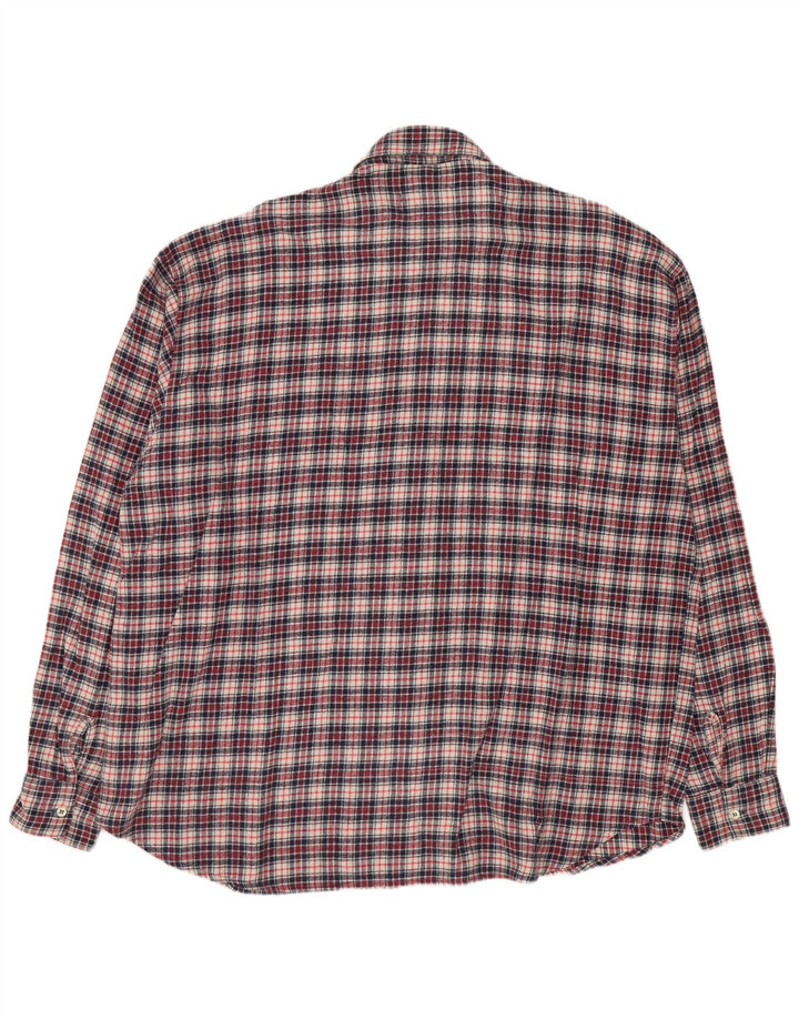 Camisa Charro Hombre Franela XL Cuadros Multicolor Algodón