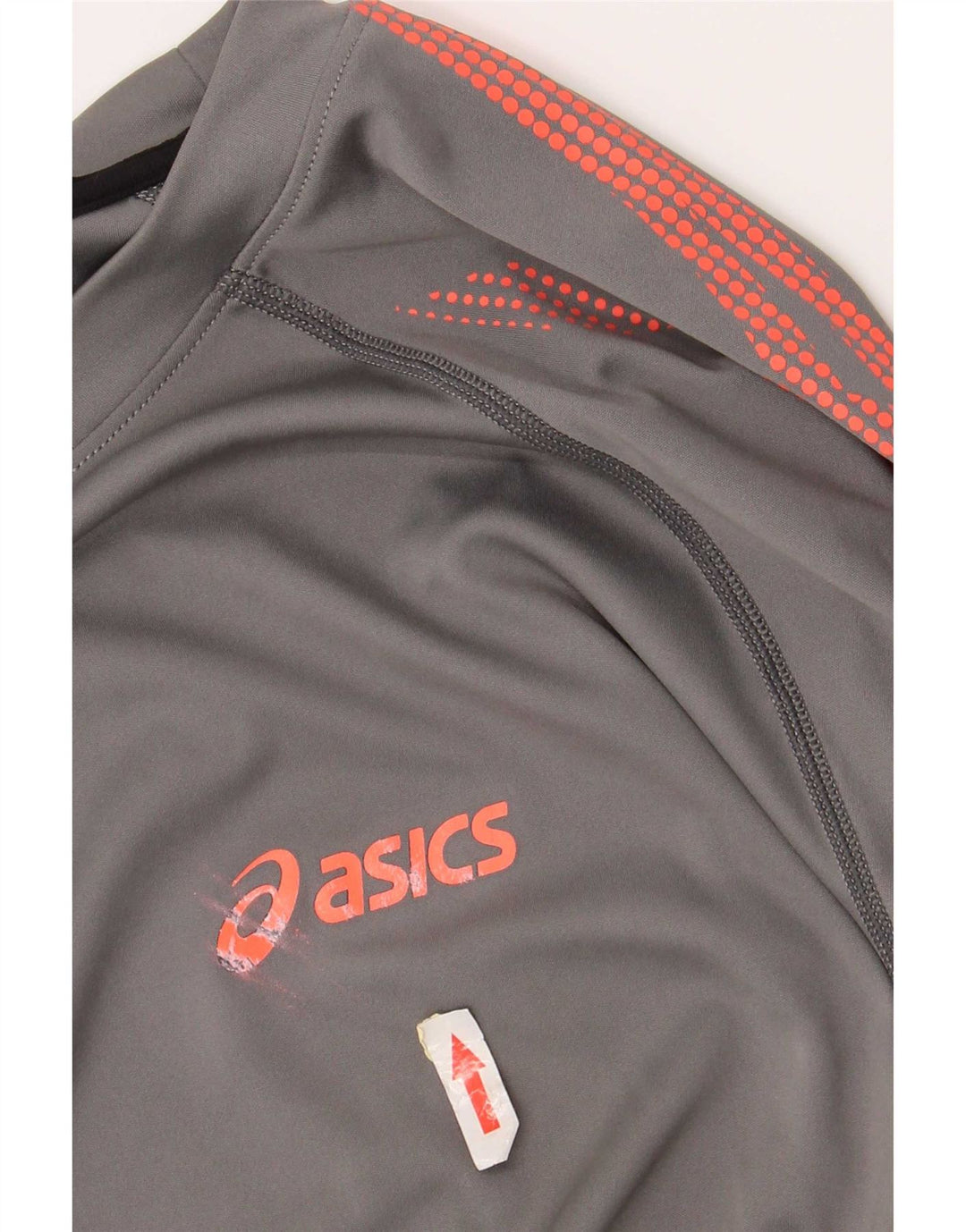Asics Camiseta Gráfica Hombre Top XL Gris Poliéster Deportes