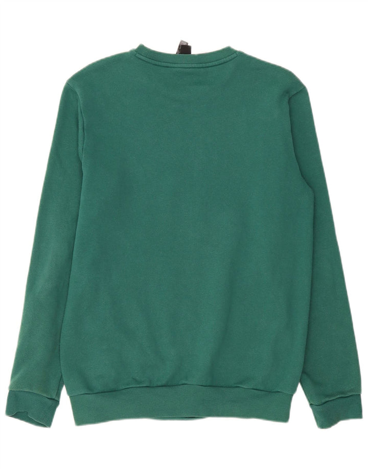 Adidas Sudadera Niños Jumper 15-16 Años Verde Algodón