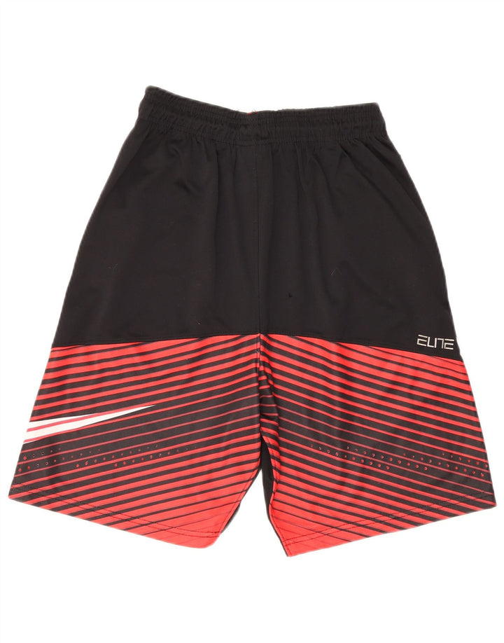 Nike Dri Fit Graphic - Pantalones cortos deportivos para hombre (poliéster a rayas), color negro