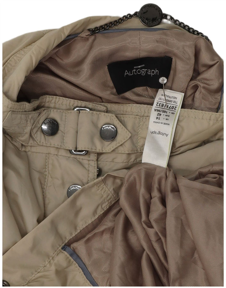 Autograph Chaqueta utilitaria para mujer UK 44 Grande Poliéster beige
