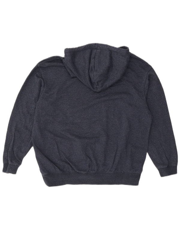 Nike - Jersey con capucha extragrande para mujer, talla 6, XS, algodón azul marino