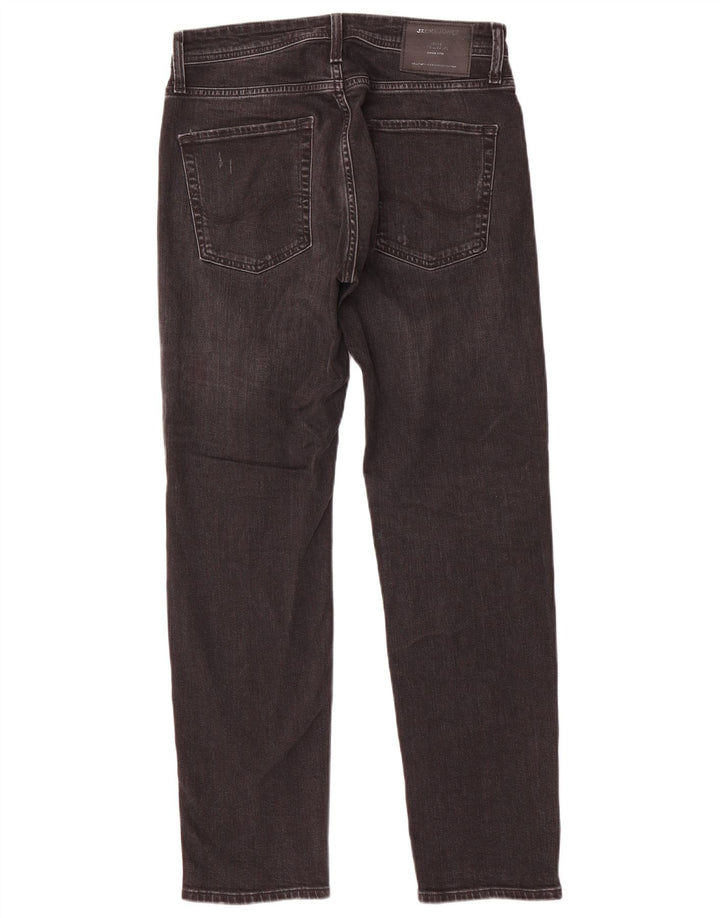 Jack & Jones Vaqueros ajustados desgastados para hombre W29 L30 Algodón negro