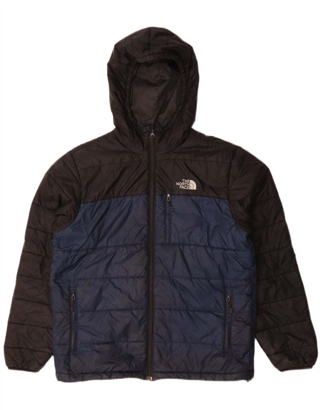The North Face Chaqueta acolchada con capucha para hombre UK 38 Mediana Negro Poliéster