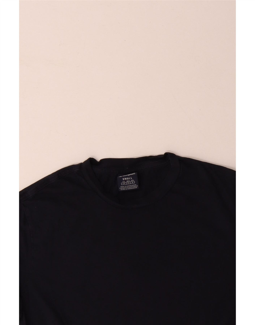 CHAMPION Camiseta Hombre Top Small Azul Marino Algodón