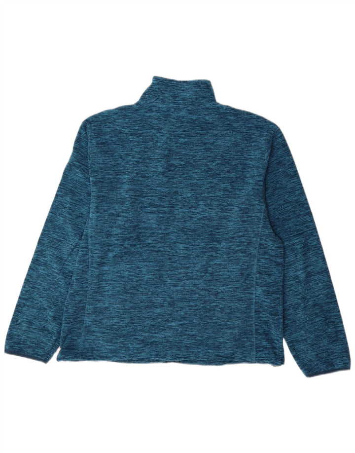 MC Kinley Chaqueta polar para hombre UK 46 3XL Poliéster moteado azul