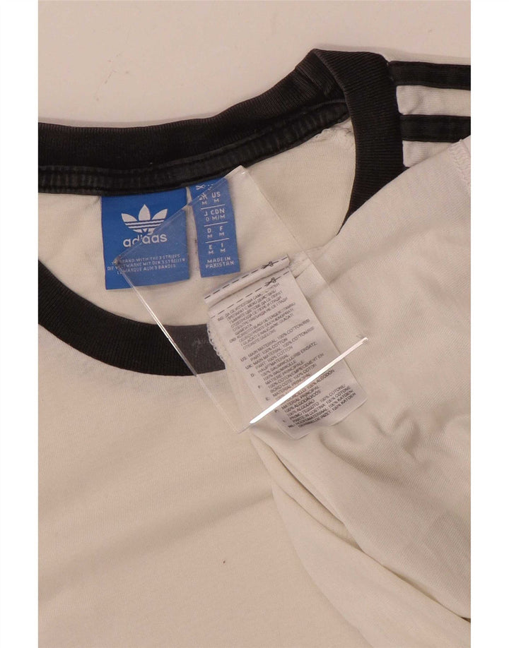 Camiseta Adidas Hombre Top Medium Blanco Algodón