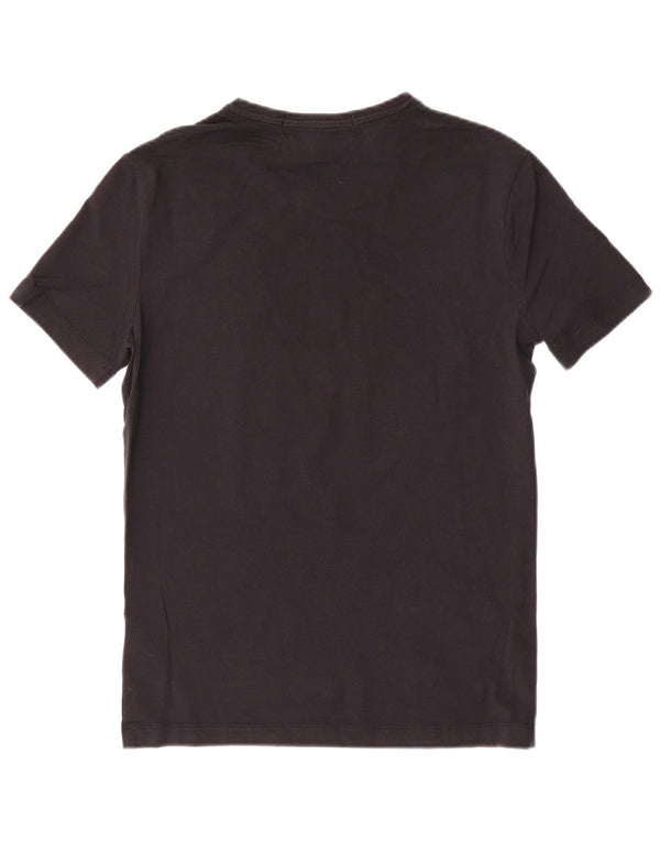 Calvin Klein Jeans - Camiseta gráfica para hombre, talla pequeña, algodón negro