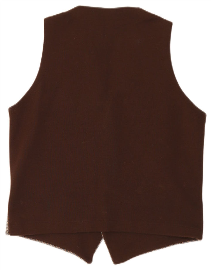 Chaleco vintage para hombre marrón medio