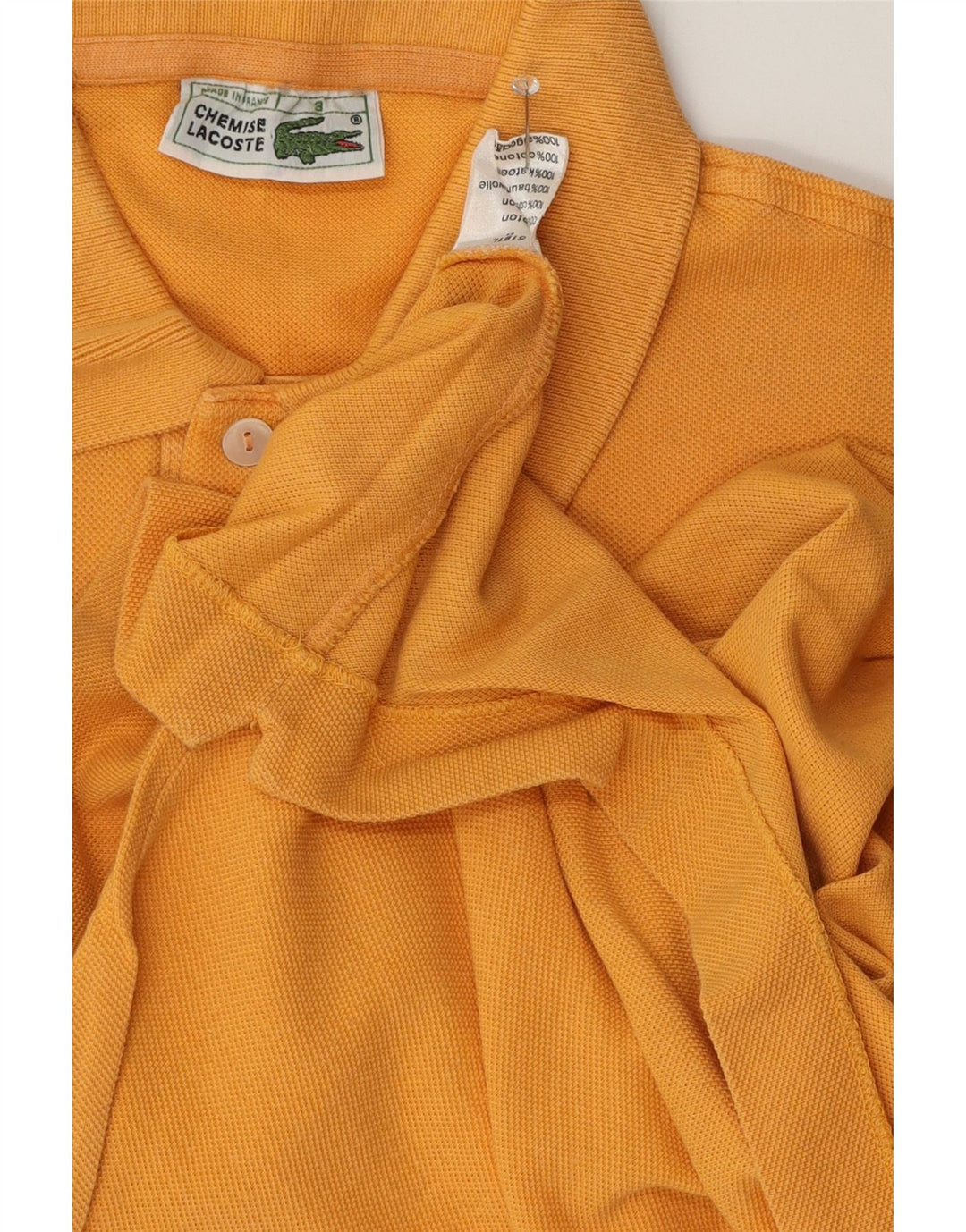 Polo Lacoste Hombre Suze 3 Small Algodón Amarillo