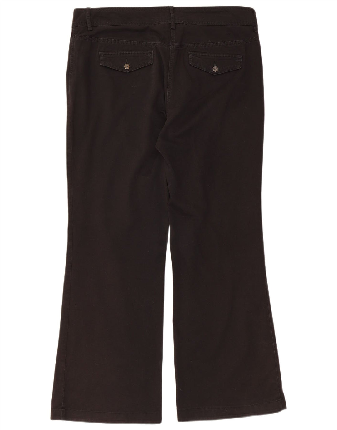 TOMMY HILFIGER Pantalones casuales con corte de bota para mujer US 14 XL W36 L30 Negro