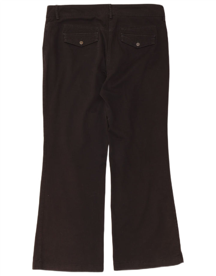 TOMMY HILFIGER Pantalones casuales con corte de bota para mujer US 14 XL W36 L30 Negro