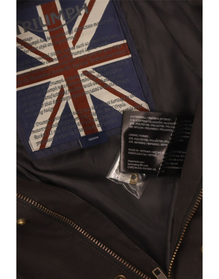 Triumph Chaqueta Bomber para Hombre UK 34 XS Algodón Marrón