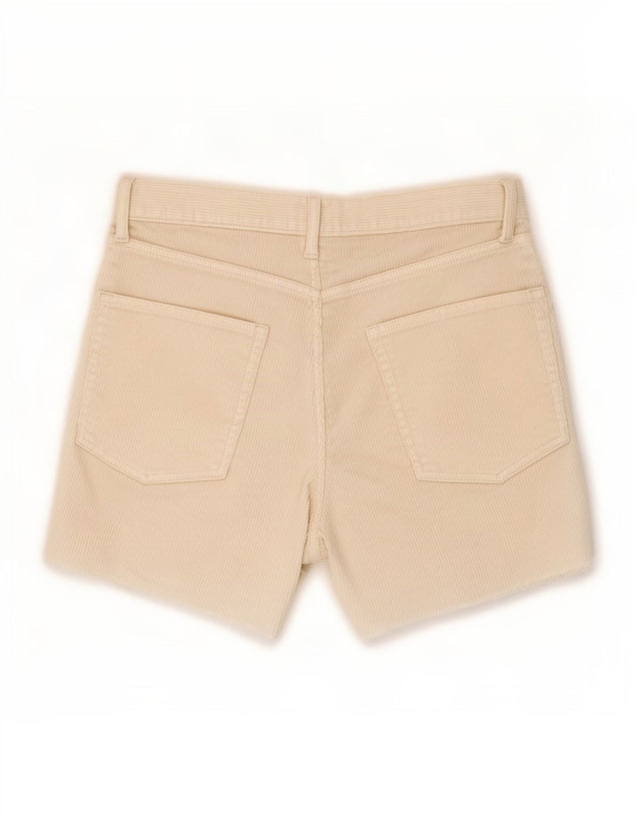 Pantalones cortos de pana Gap para mujer medianos W28 de algodón blanco roto