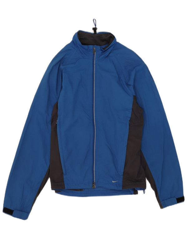 Chaqueta impermeable Nike Clima-fit para mujer Reino Unido 10/12 Azul medio Colorblock