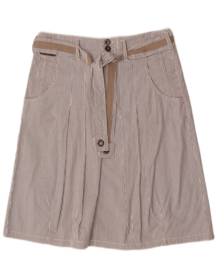 Marlboro Classics Falda acampanada para mujer EU 40 Mediana W30 Gris a rayas