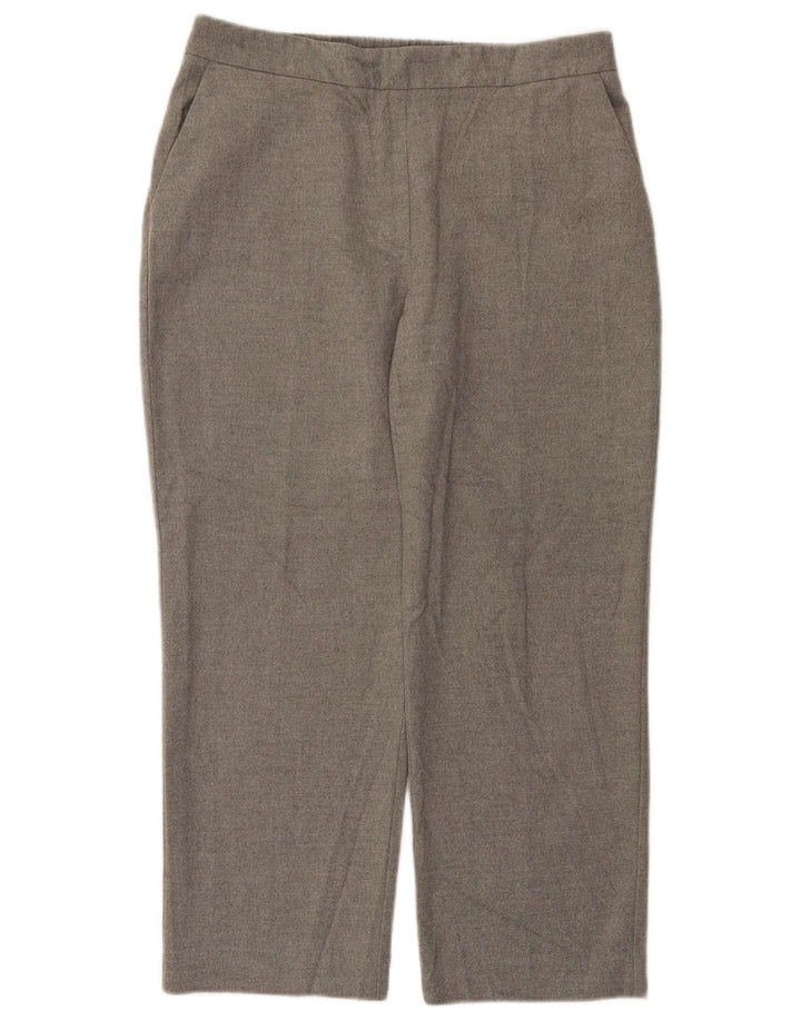 Zara Mujer Pantalones Cortos Grande W30 L25 Gris