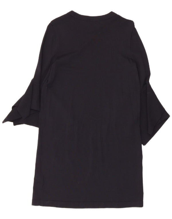 Cos Vestido recto de manga 3/4 para mujer UK 10 Small Azul marino