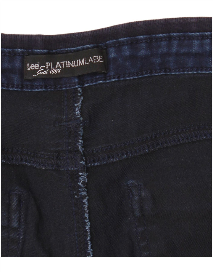 LEE Mens Platinum Label Denim Cargo Shorts W32 Azul Marino Medio