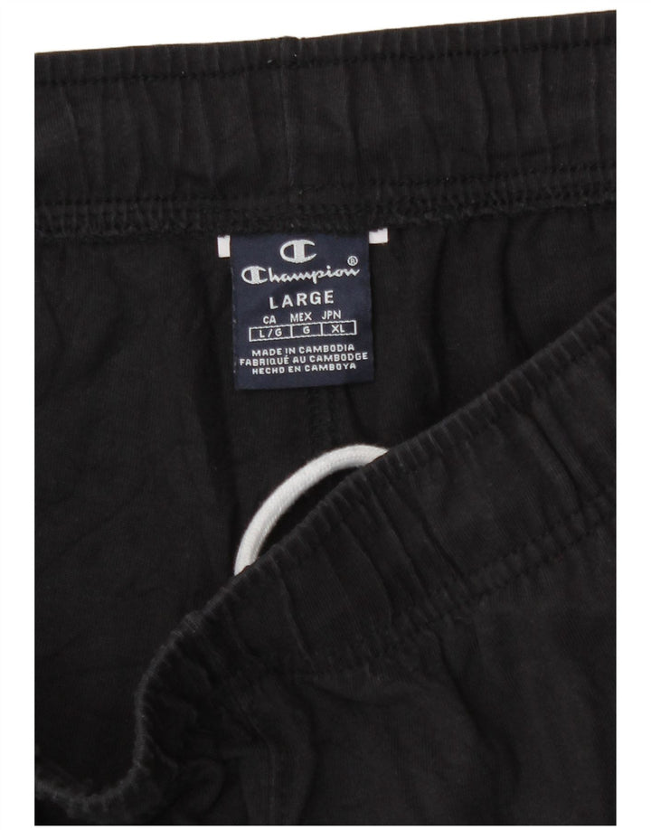 Champion Pantalones De Chándal Para Hombre Grande Negro