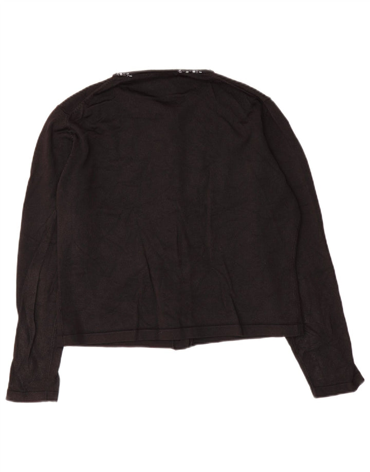 Marks & Spencer - Cárdigan corto para mujer, talla 40, talla M, color negro