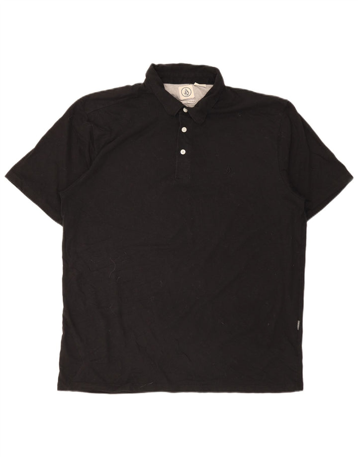 Polo Volcom Hombre XL Algodón Negro