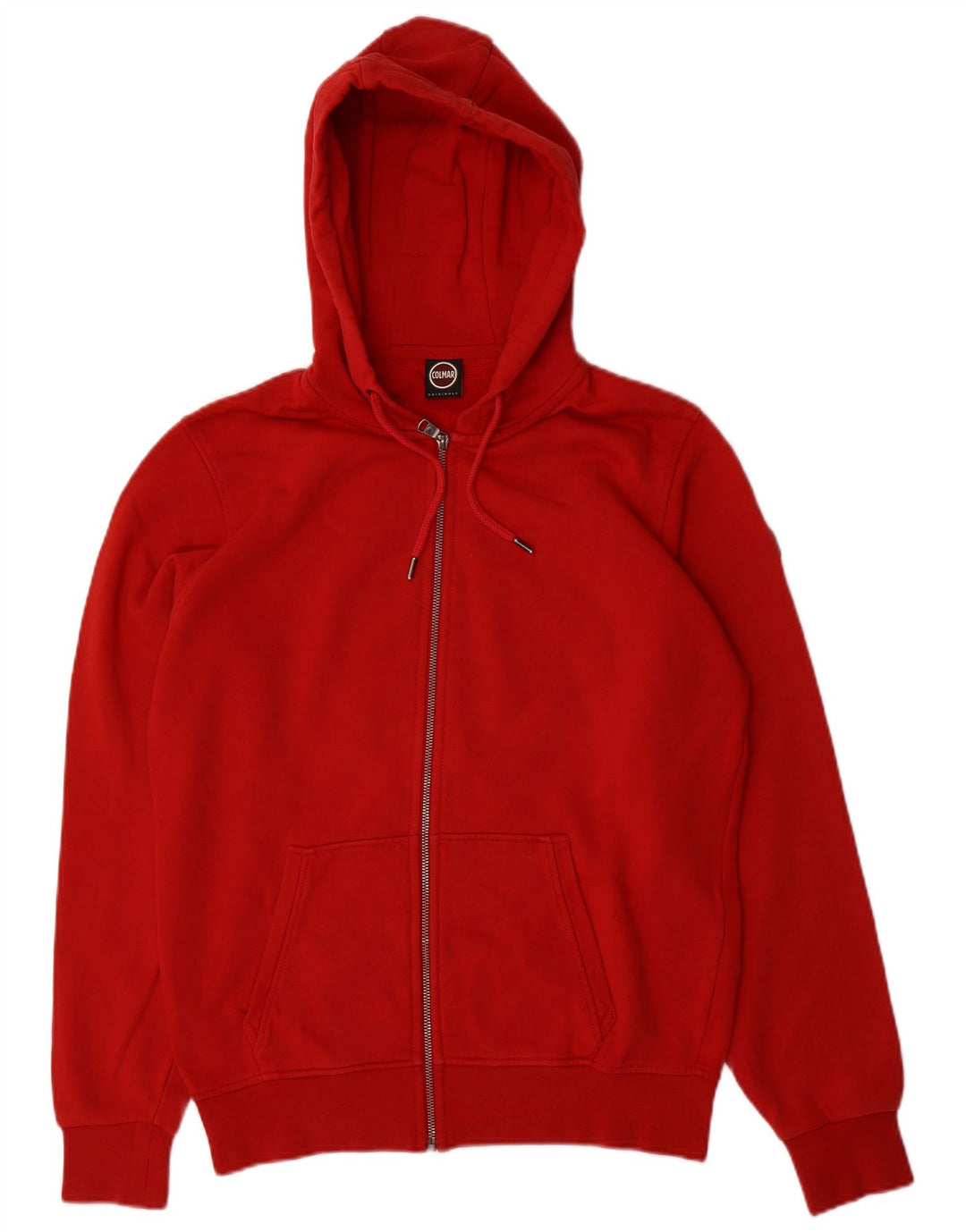 Colmar - Sudadera con capucha y cremallera para hombre, tamaño grande, algodón rojo