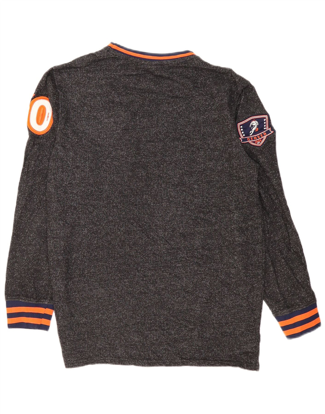 NFL Denver Broncos - Sudadera con gráfico para hombre, color gris medio moteado